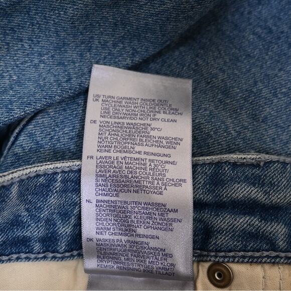 NYDJ Womens 28W High Waist Fray Hem Crop Slim Bootcut Lift Tuck Technology Jeans - Picture 14 of 14